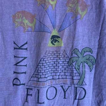 Designer Pink Floyd medium purple graphic vintage… - image 1