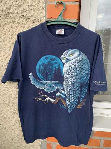 Band Tees × Streetwear × Vintage Snowy Owl T-Shirt