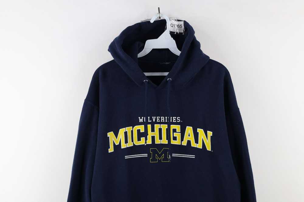 Vintage Vintage 90s University of Michigan Hoodie… - image 2