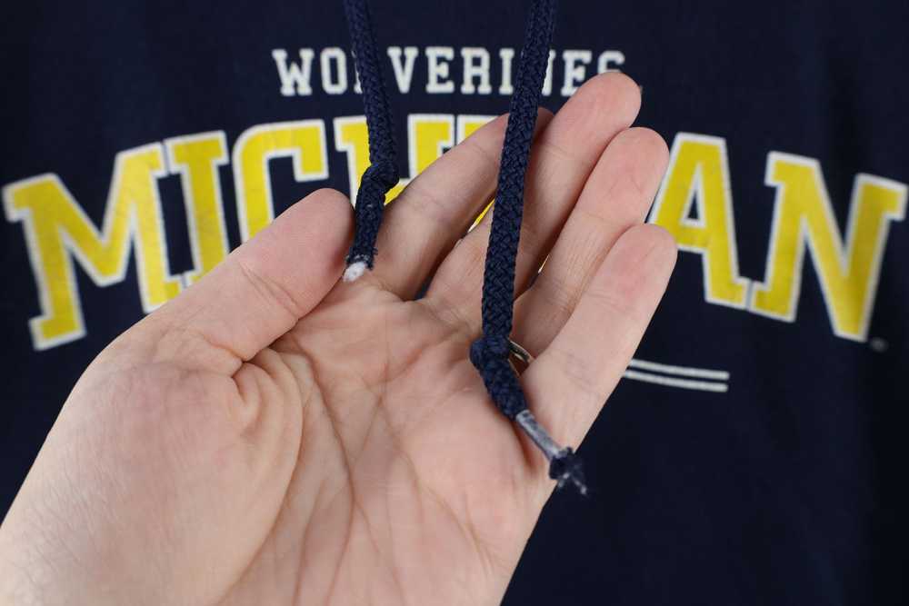 Vintage Vintage 90s University of Michigan Hoodie… - image 5