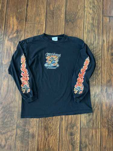 Choppers Choppers Forever Long Sleeve Flame T Shir