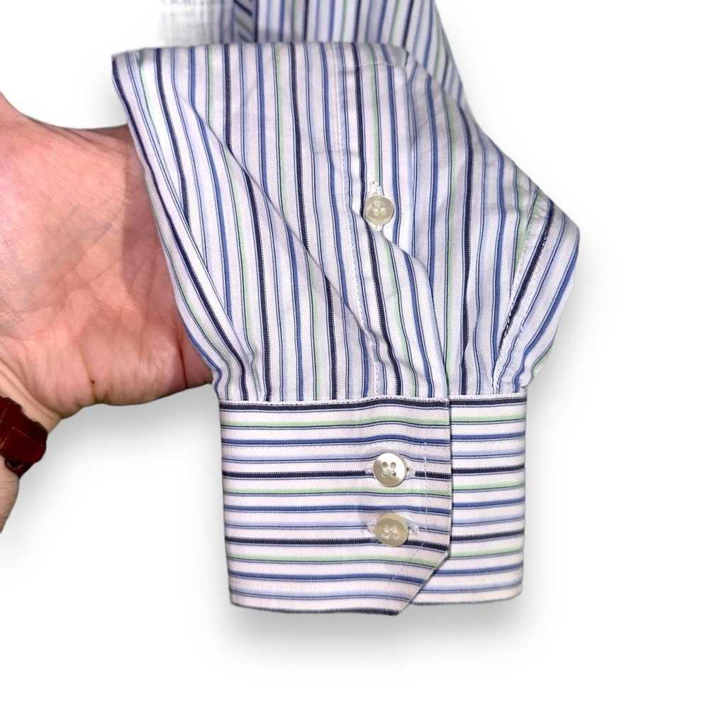 Missoni Missoni Y2K Pencil Striped Dress Shirt Si… - image 5