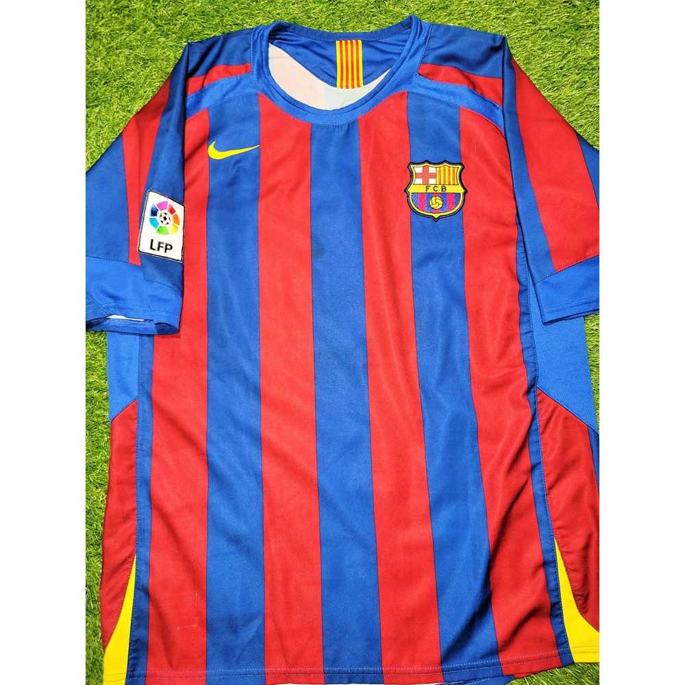 Nike Ronaldinho Barcelona 2005 2006 Soccer Jersey… - image 2