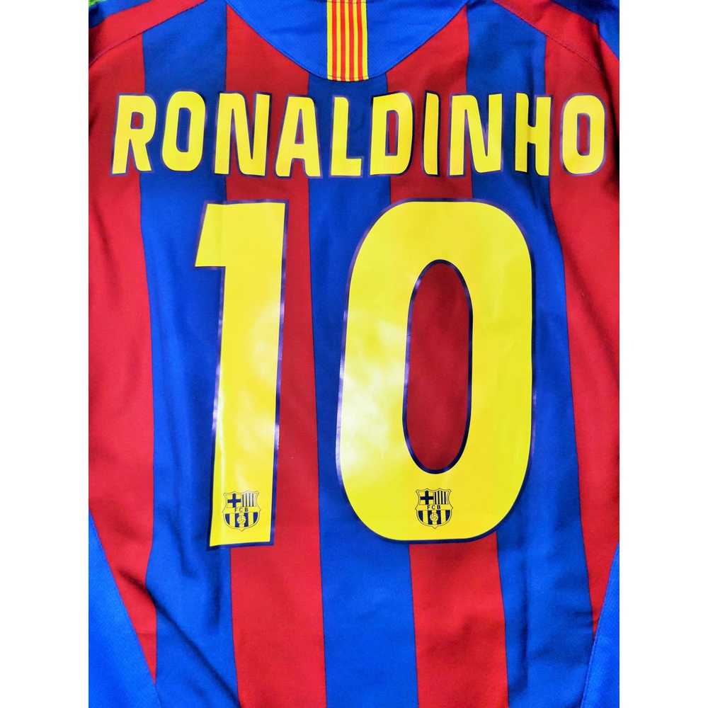 Nike Ronaldinho Barcelona 2005 2006 Soccer Jersey… - image 3