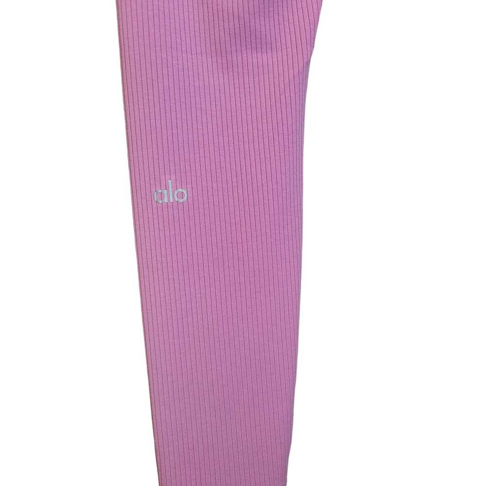 Alo Yoga Alo Yogo Ribbed High-Waist 7/8 Blissful … - image 4