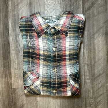 1 Pacific Club Vintage Flannel Long Sleeve Button 