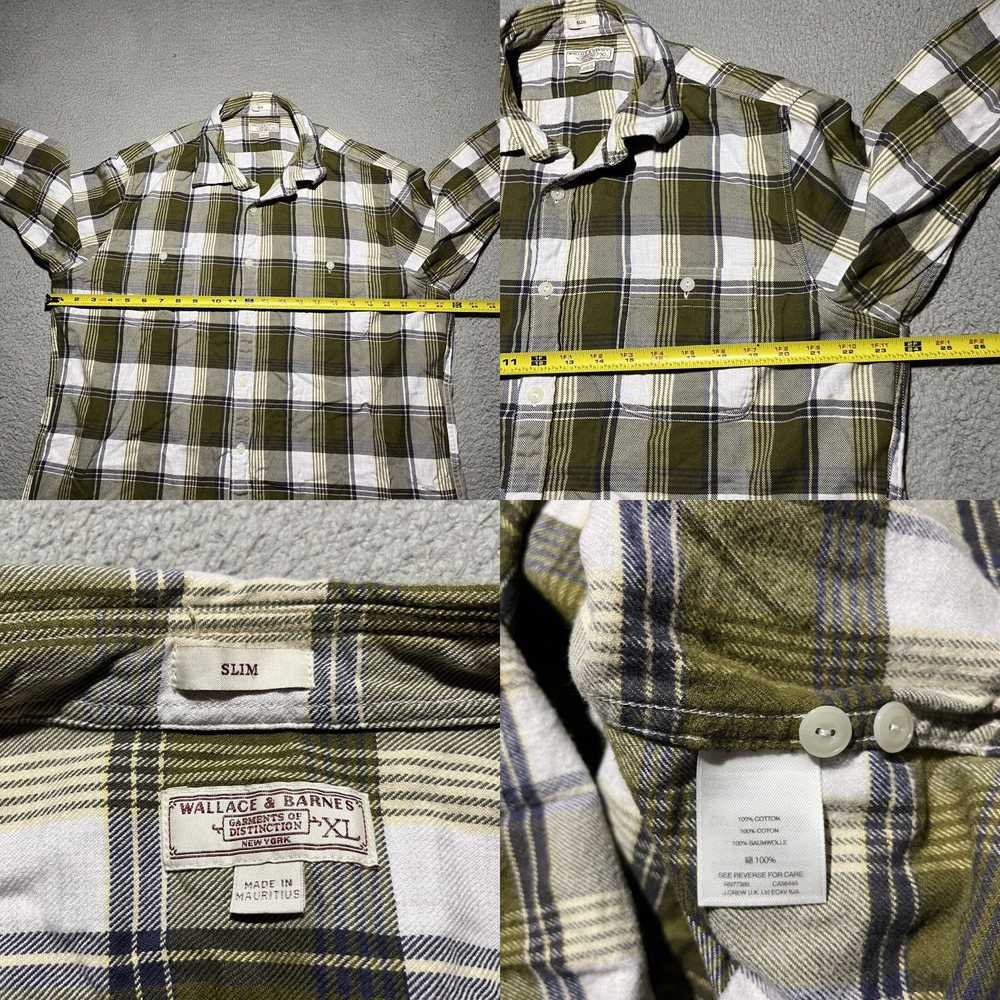 MZ Wallace Wallace & Barnes Flannel Shirt Mens XL… - image 4
