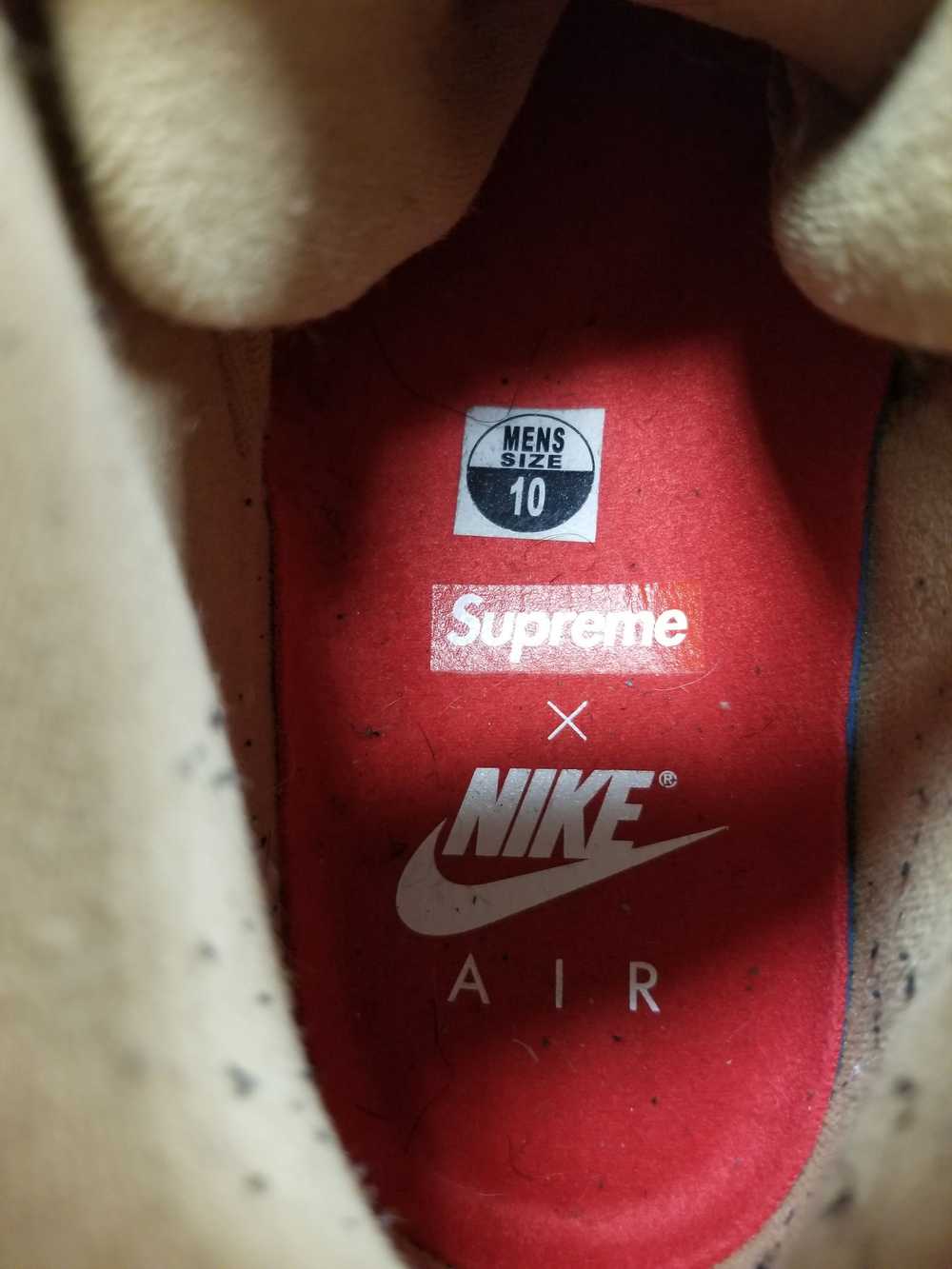 Nike × Supreme Low CUt Gold Air More Up Tempo Sne… - image 5