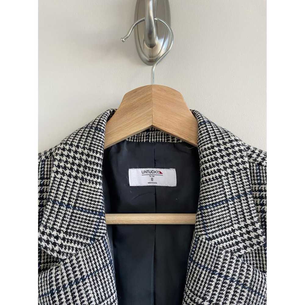 Non Signé / Unsigned Wool blazer - image 2