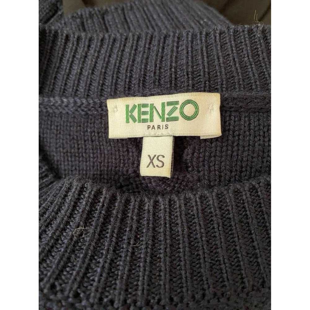Kenzo Wool mid-length dress - image 6