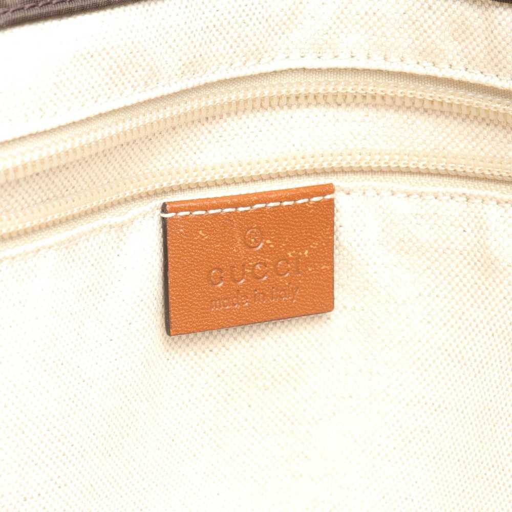 Gucci Gucci Gg Pattern Handbag Tote Bag Nylon Lea… - image 4
