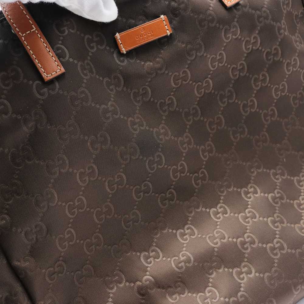 Gucci Gucci Gg Pattern Handbag Tote Bag Nylon Lea… - image 5