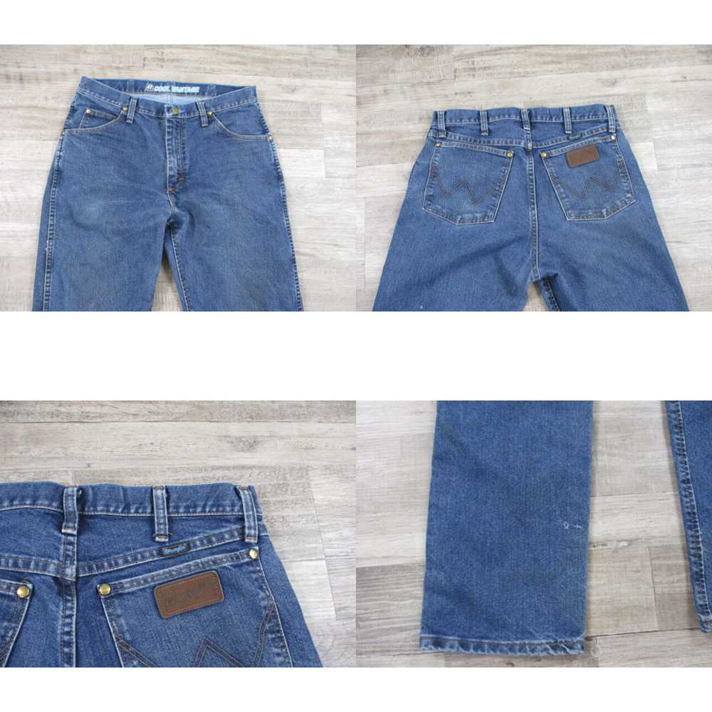 Wrangler Wrangler Jeans Men 32X38* Blue Cool Vint… - image 4