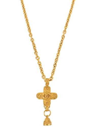 Chanel CHANEL 1994 Made Cross Bell Motif Dotted C… - image 1