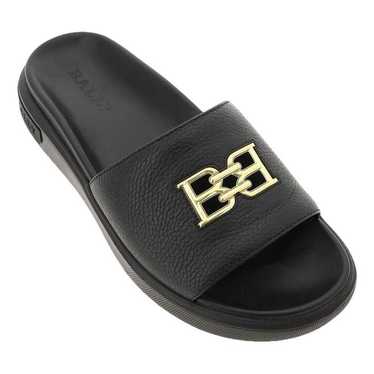 【送料&関税込】Bally Leather Sandals Bally Glide Leather Sandals | Black | FARFETCH
