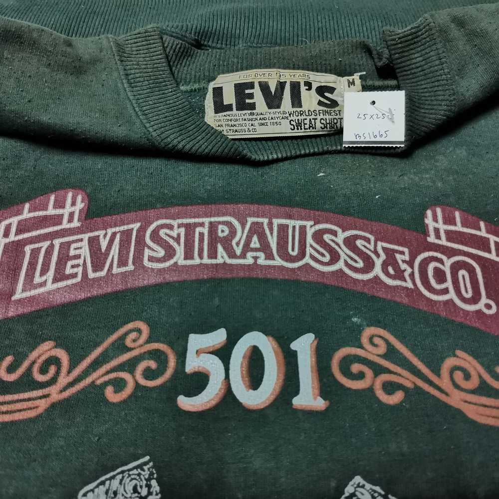 Levi's × Vintage Vintage 90's Levis Sweatshirt Le… - image 6