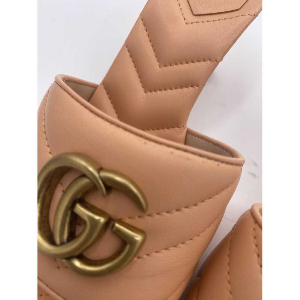 Gucci Marmont leather sandal - image 7