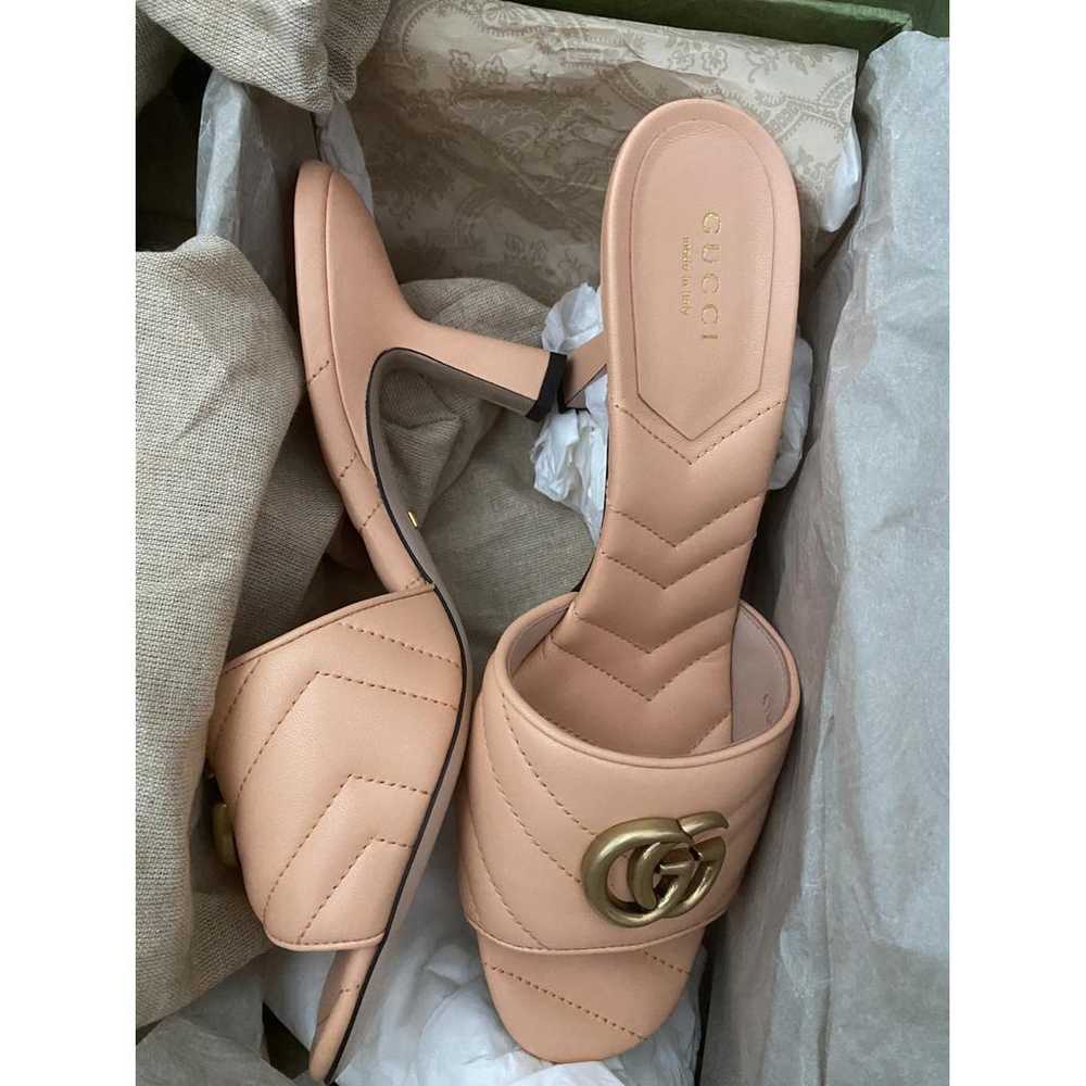 Gucci Marmont leather sandal - image 9
