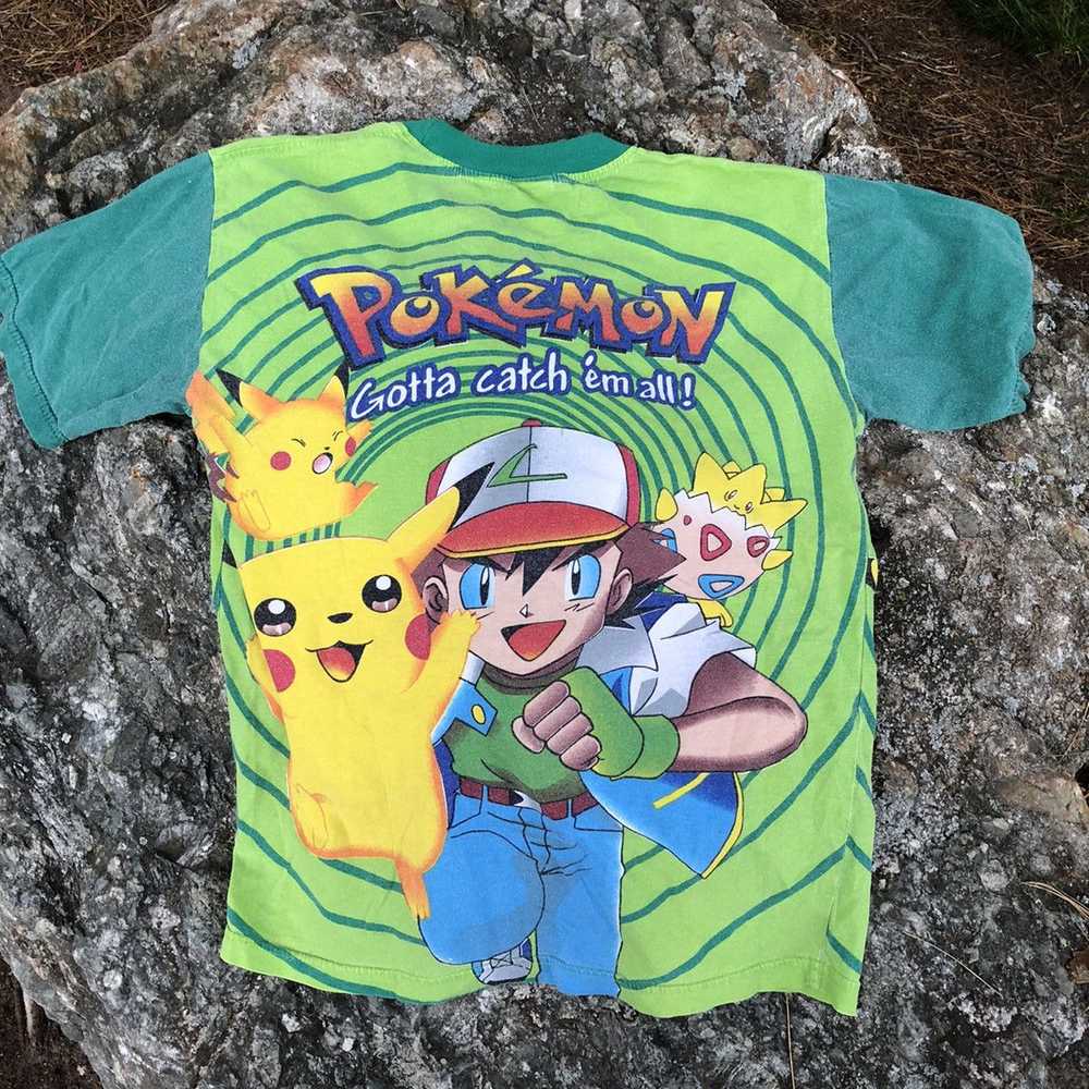 Nintendo × Pokemon × Vintage 90s Pokémon T-Shirt … - image 3