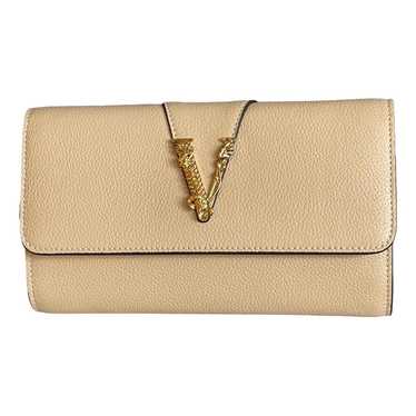 Versace Virtus leather handbag