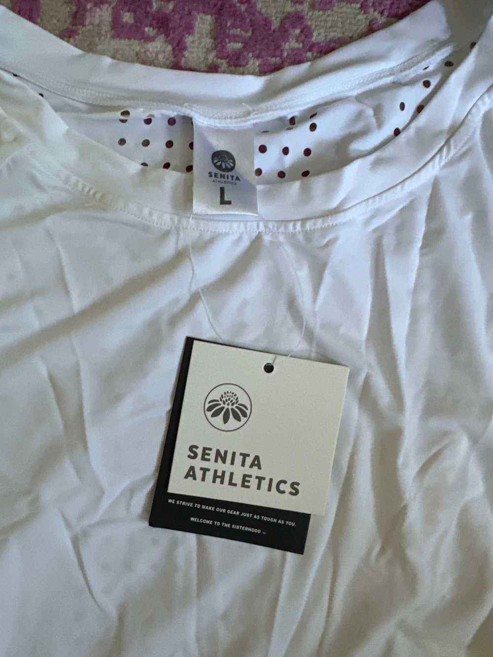 Senita Athletics Laser Cut Pullover - White - image 4