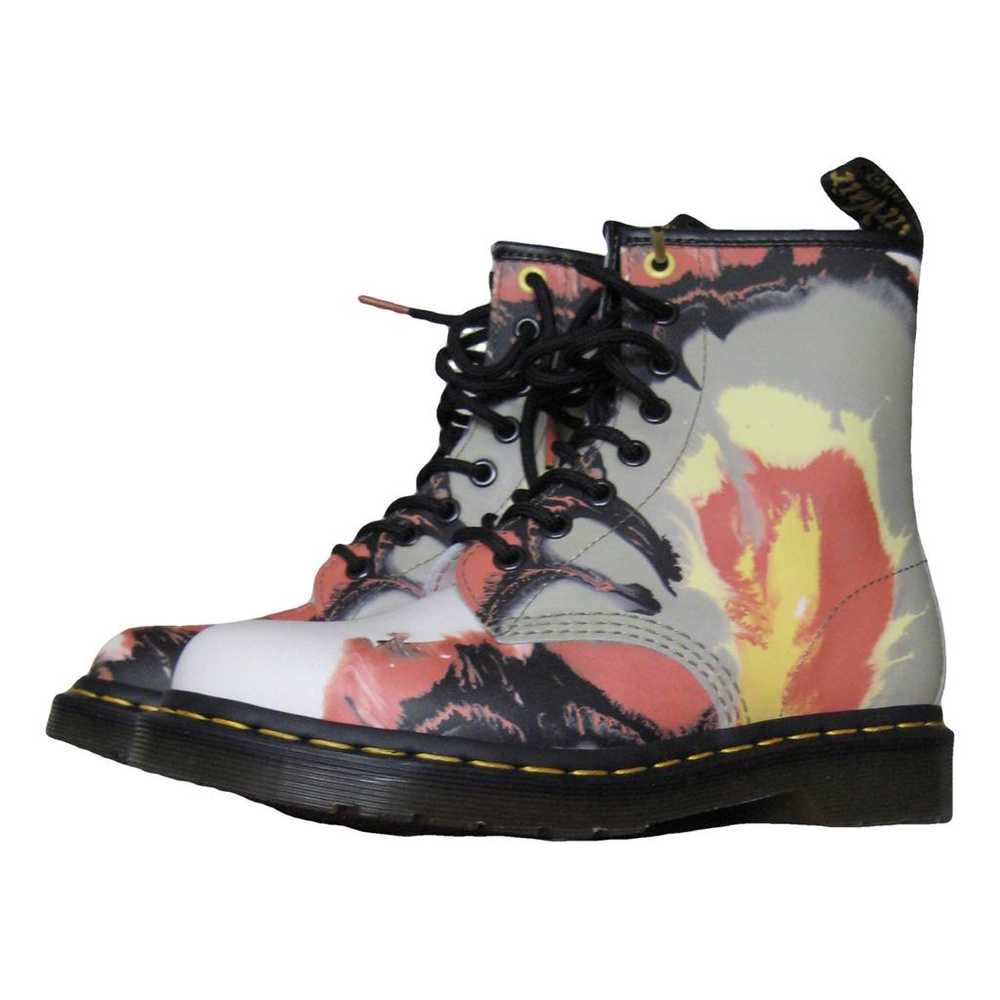 Dr. Martens 1460 Pascal (8 eye) leather biker boo… - image 1