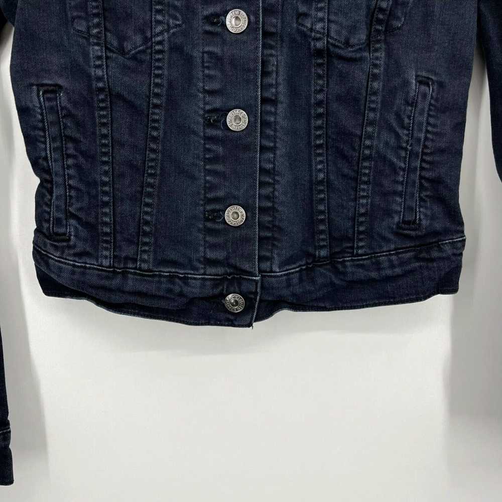 Levi's Levis Denim Jacket Girl's XS Black Studded… - image 3