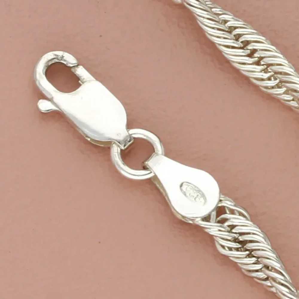 Sterling Silver Italy 4Mm Unique Twisted Chain Ne… - image 4
