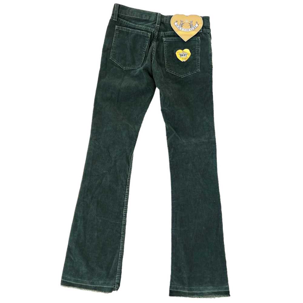 Juicy Couture Mossy Green Corduroy Pants (XS) - image 2