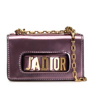 Pink Dior Mini JaDior Chain Flap Shoulder Bag