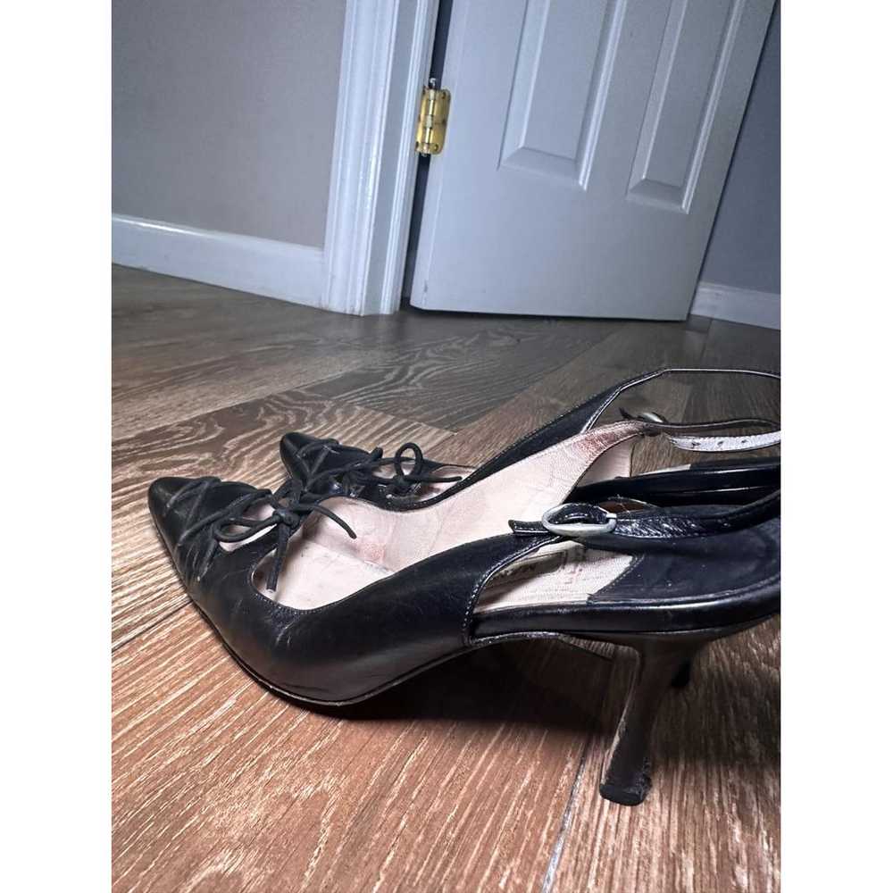 Manolo Blahnik Leather heels - image 2