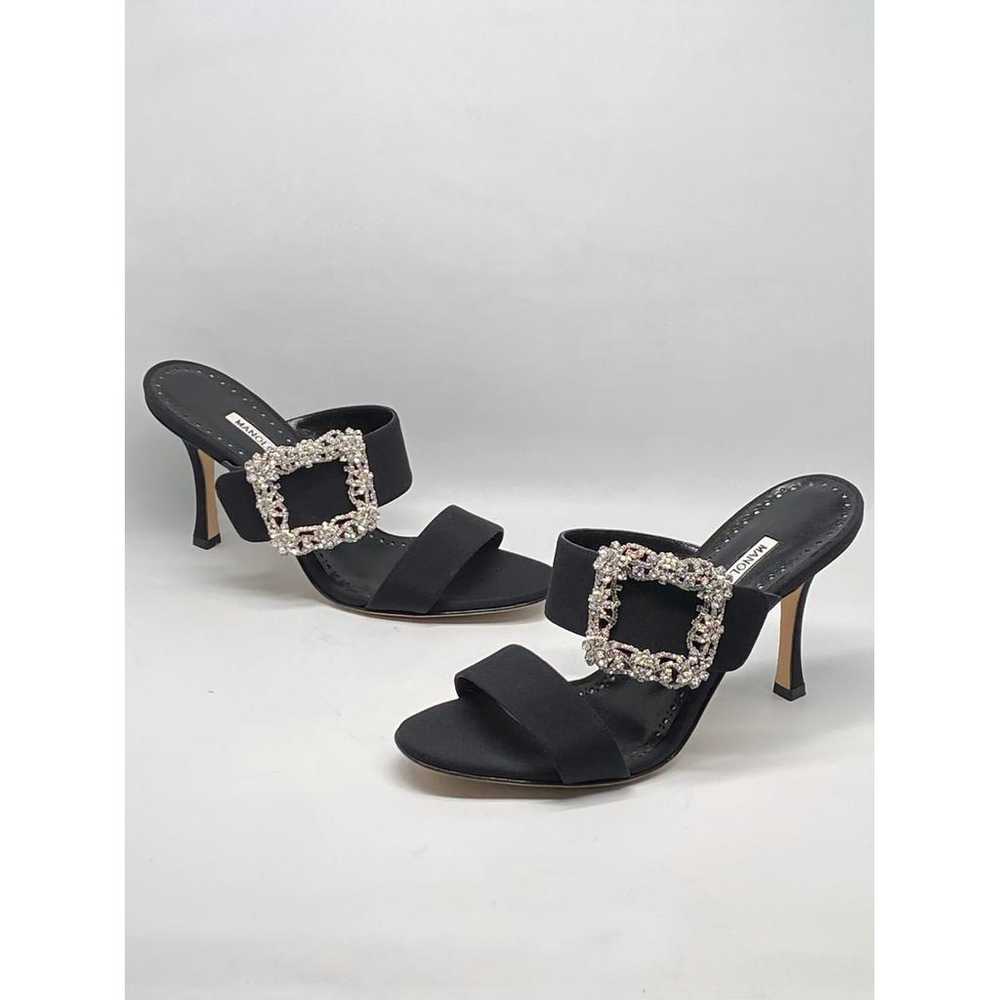 Manolo Blahnik Cloth sandal - image 2