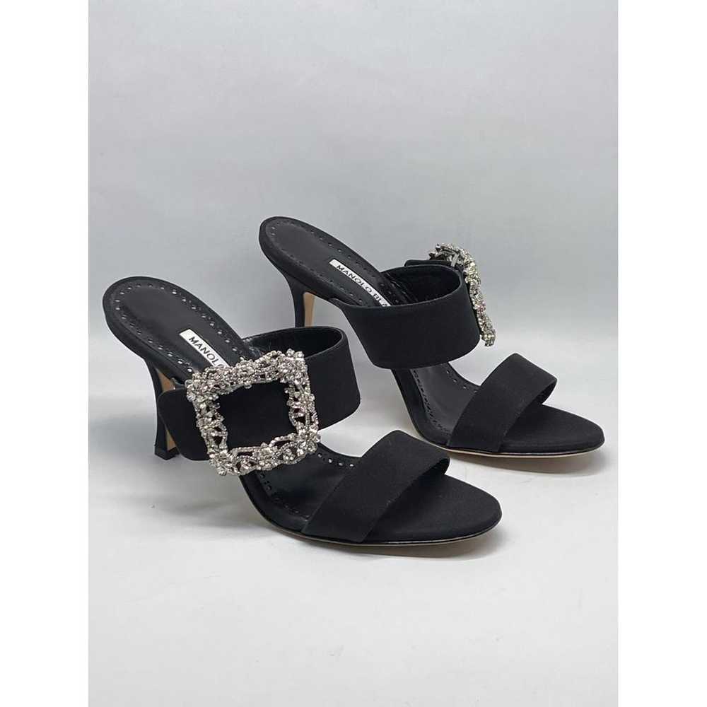 Manolo Blahnik Cloth sandal - image 3