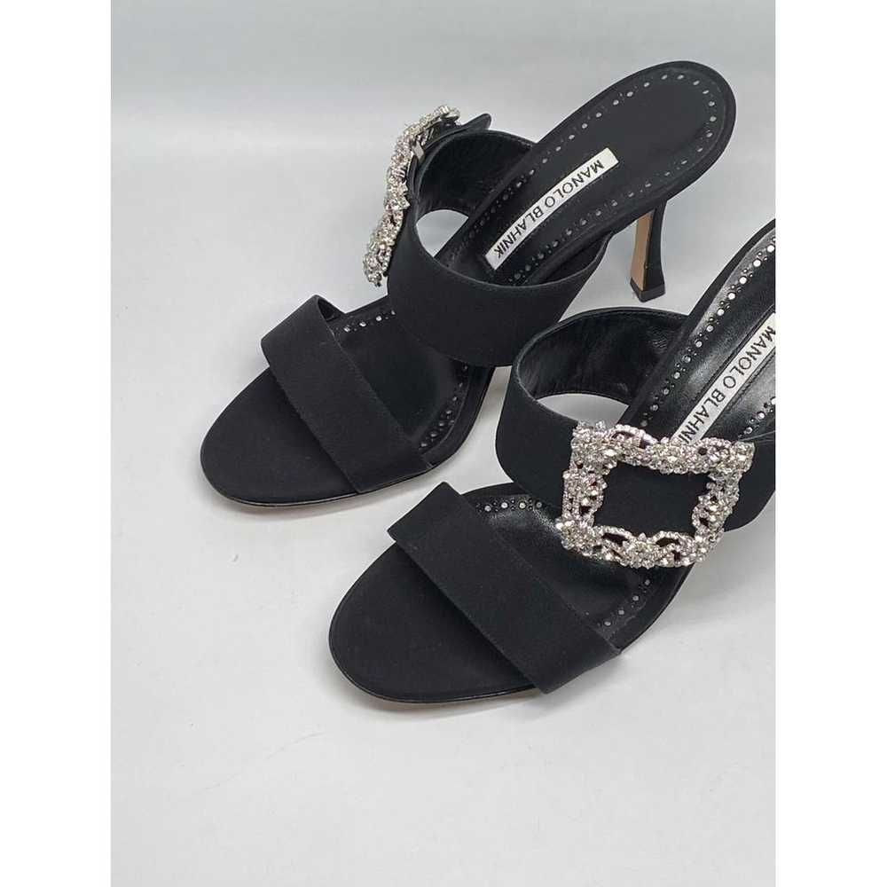 Manolo Blahnik Cloth sandal - image 5