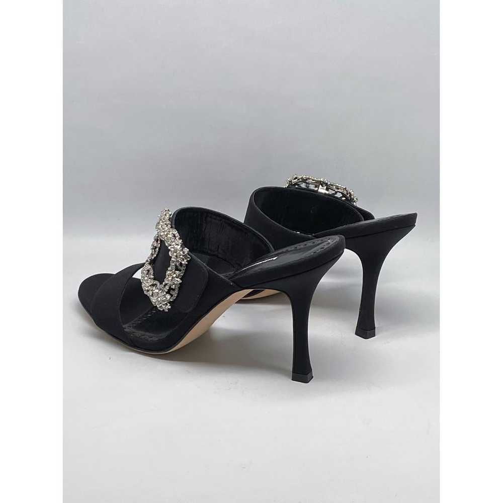 Manolo Blahnik Cloth sandal - image 7