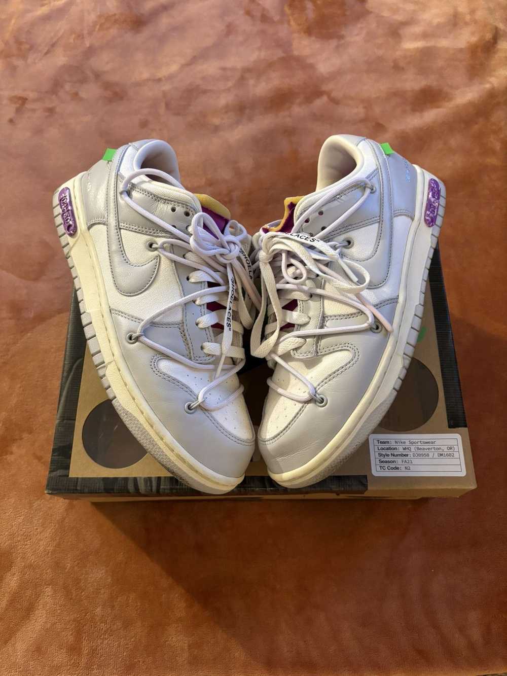 Nike × Off-White Nike Dunk Low Off-White Lot 3 of… - image 1