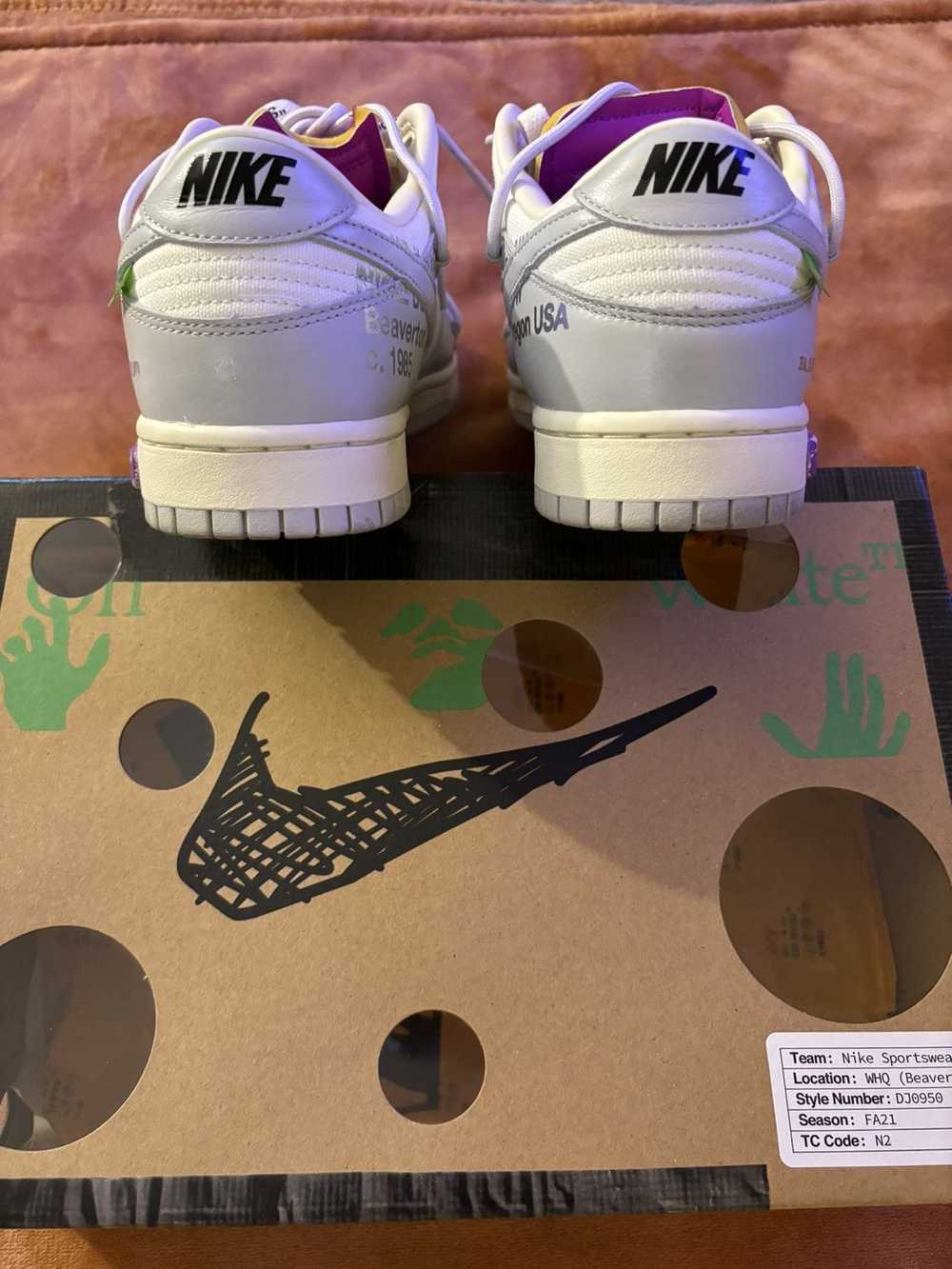 Nike × Off-White Nike Dunk Low Off-White Lot 3 of… - image 3