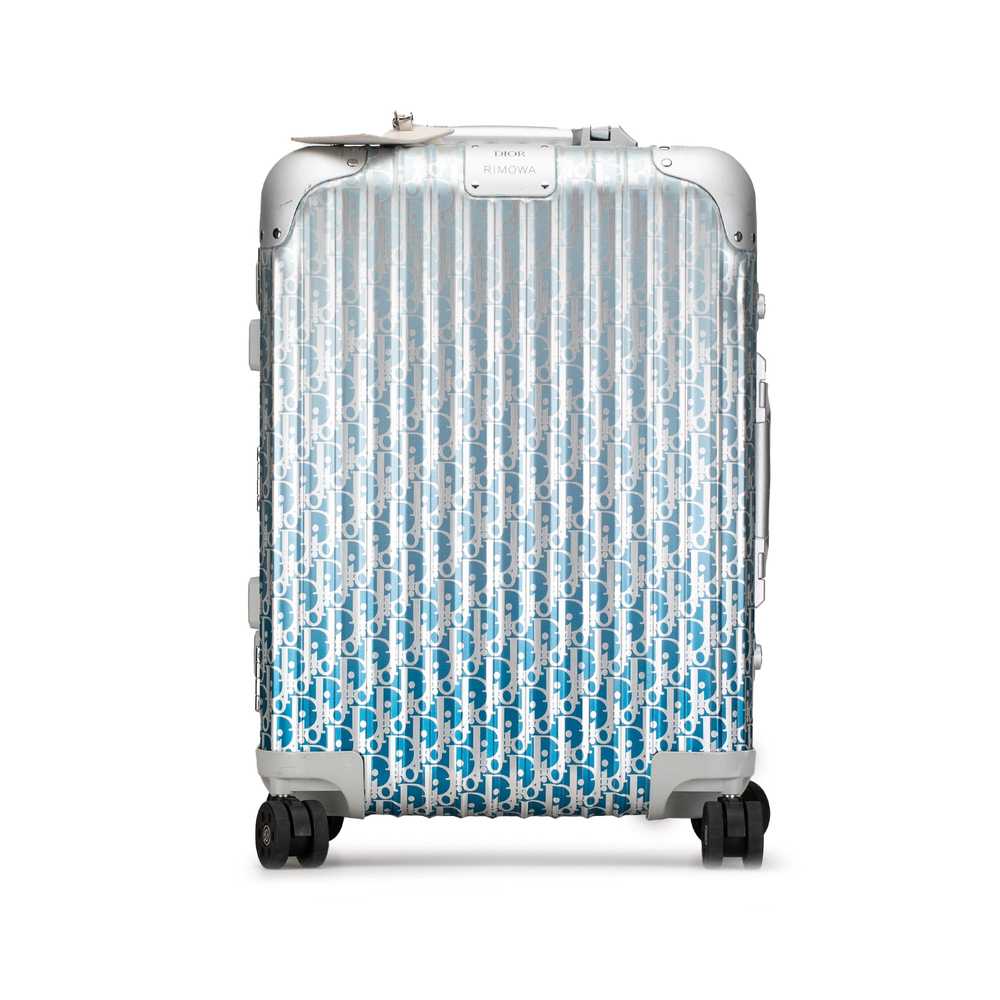 DIOR x Rimowa Aluminum Gradient Cabin Luggage Tra… - image 1