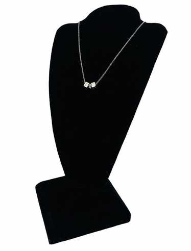 【DIOR】D-Dice ネックレス Christian Dior Cube Necklace Gold Dice GP Rhinestone Chain