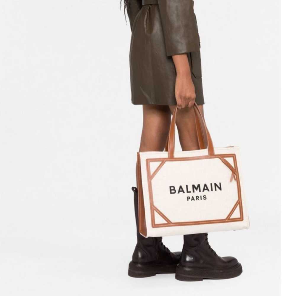 Balmain Leather tote - image 8