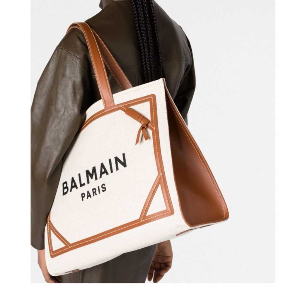 Balmain Leather tote - image 9