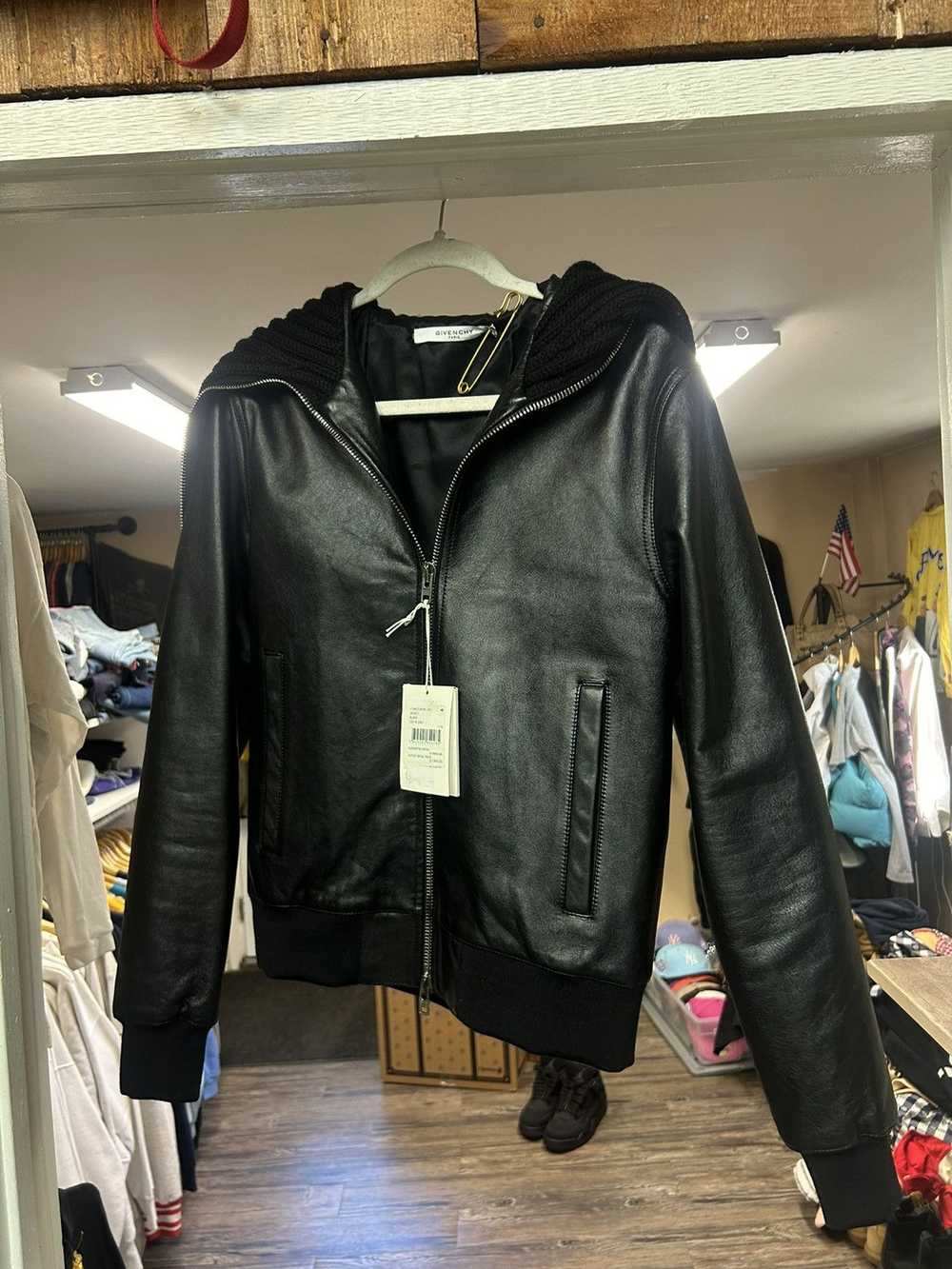 Givenchy Givenchy Calfskin Leather Multi-Zip Jack… - image 1