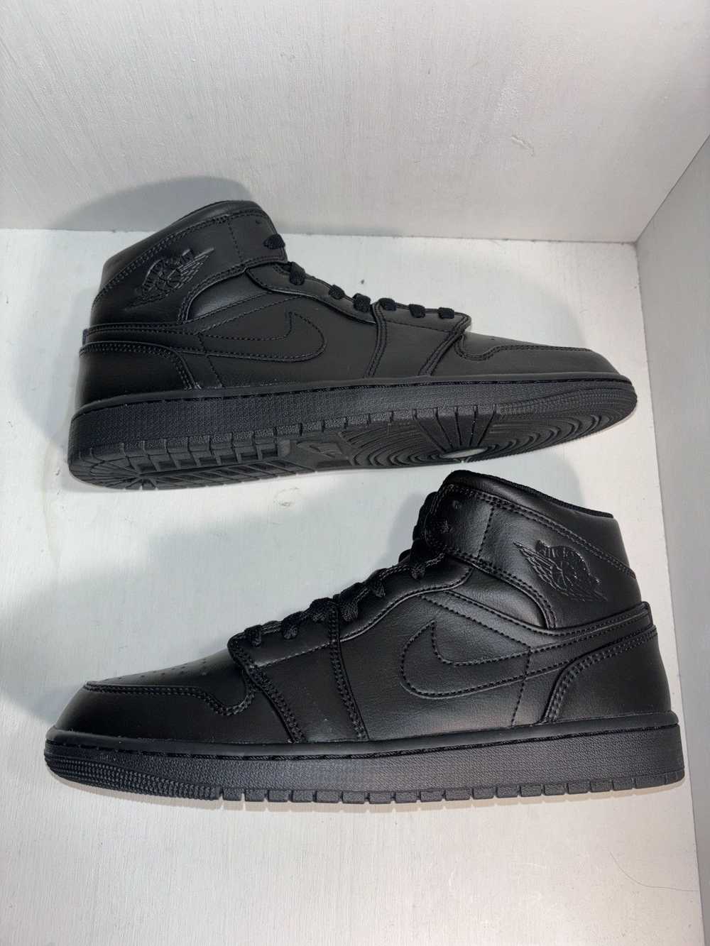 Jordan Brand × Nike jordan 1 mid ‘triple black’ - image 2