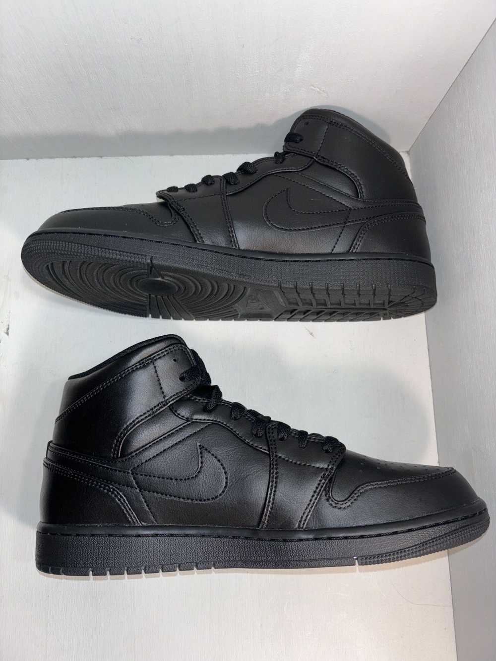 Jordan Brand × Nike jordan 1 mid ‘triple black’ - image 3