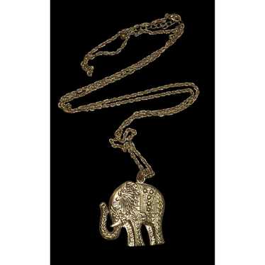 Other Gold Bohemian Elephant Neckalce - image 1