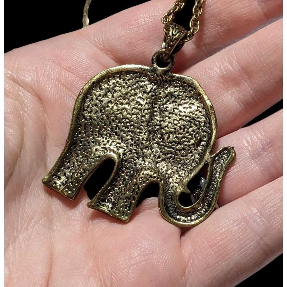 Other Gold Bohemian Elephant Neckalce - image 3