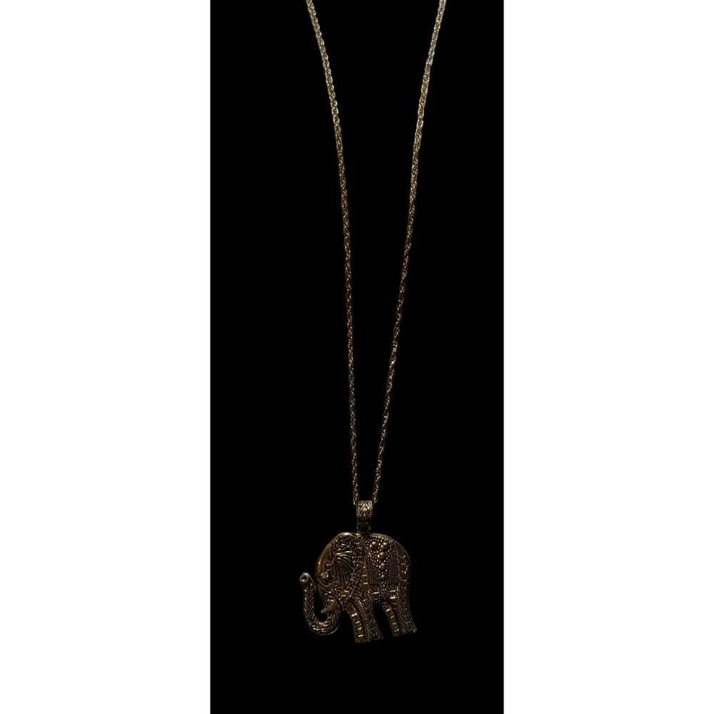 Other Gold Bohemian Elephant Neckalce - image 5