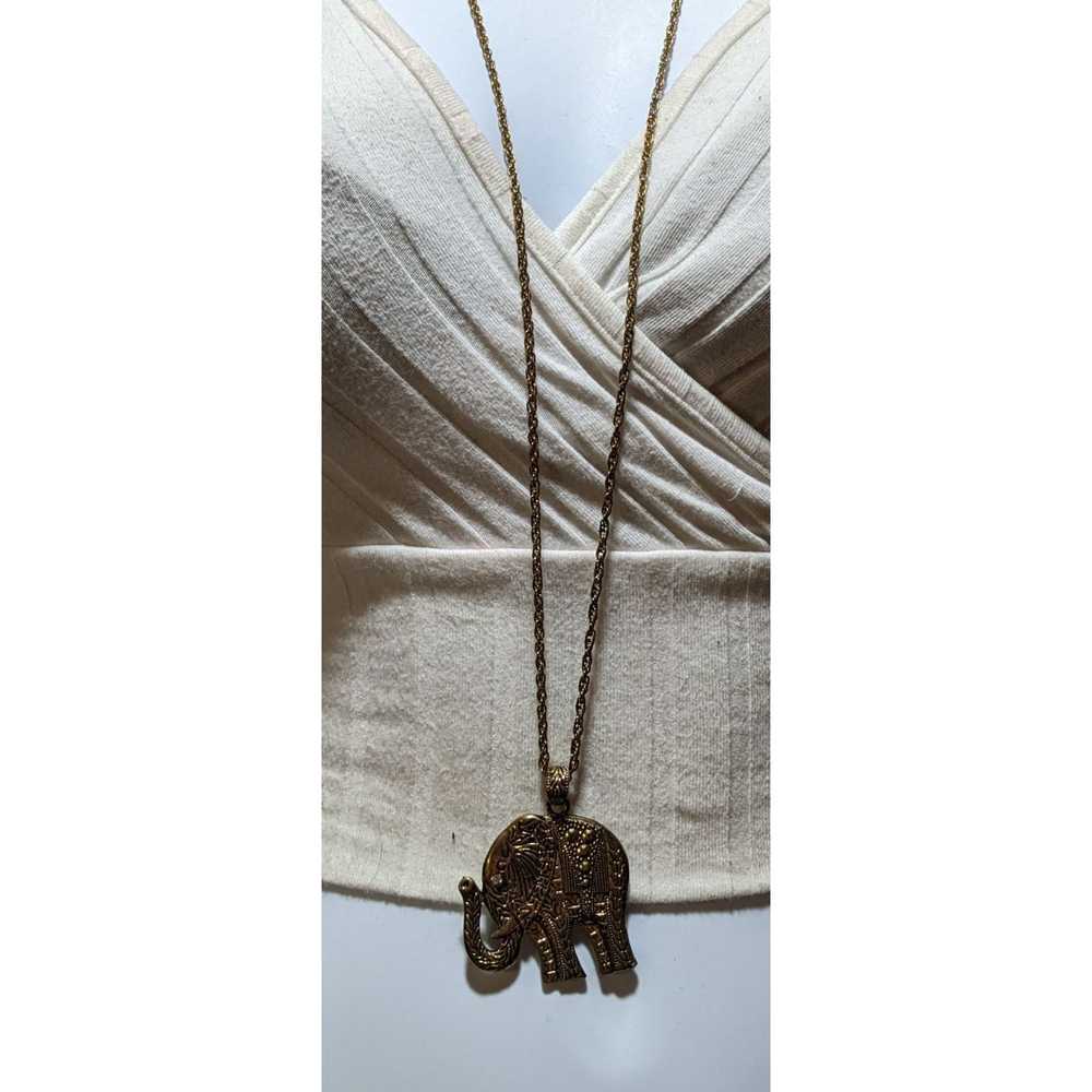 Other Gold Bohemian Elephant Neckalce - image 6