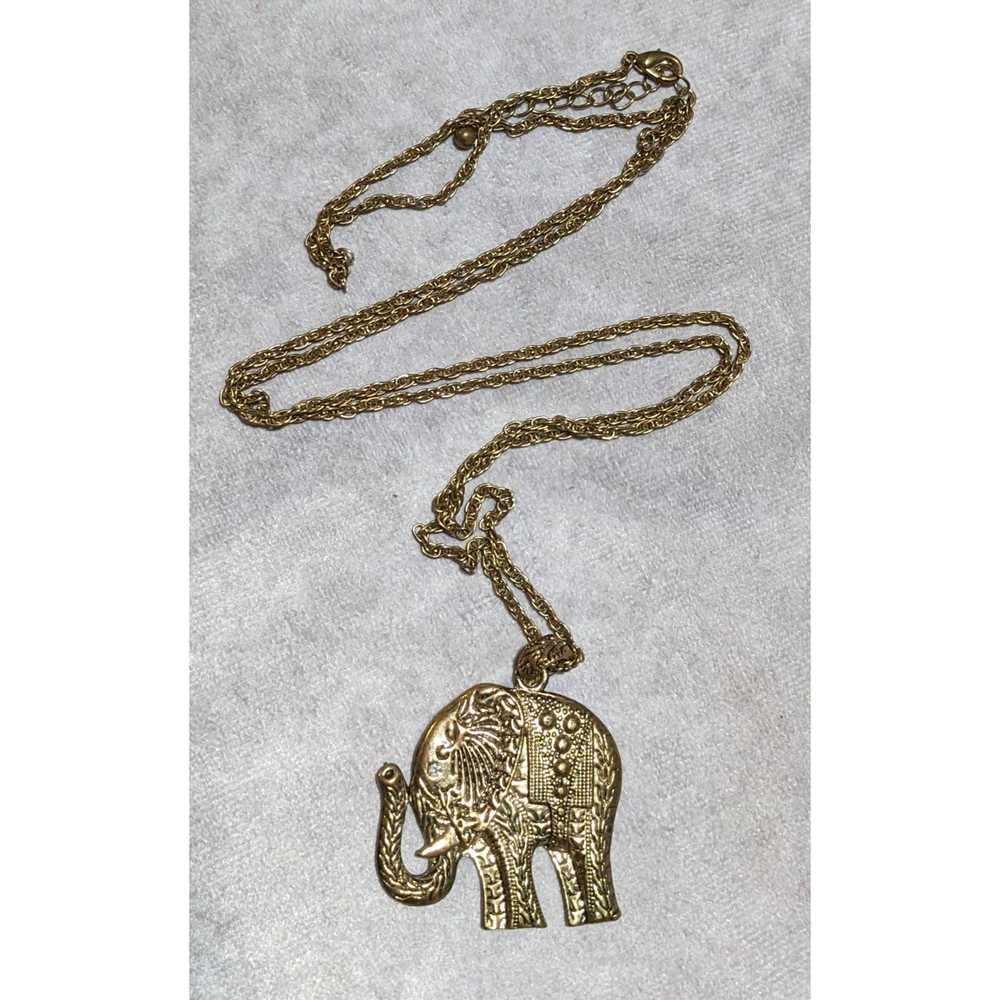 Other Gold Bohemian Elephant Neckalce - image 9