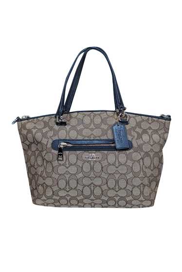 Coach - Brown Monogram "Prairie Satchel" Canvas Ha